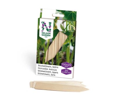 Holz-Stecketiketten 13 cm, 20 Stk