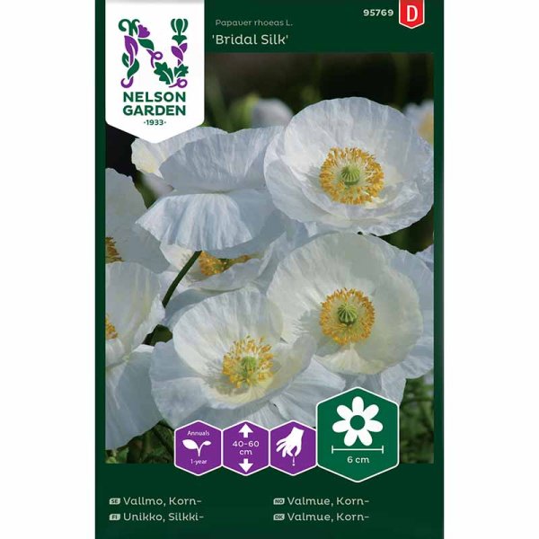 Klatschmohn 'Bridal Silk'