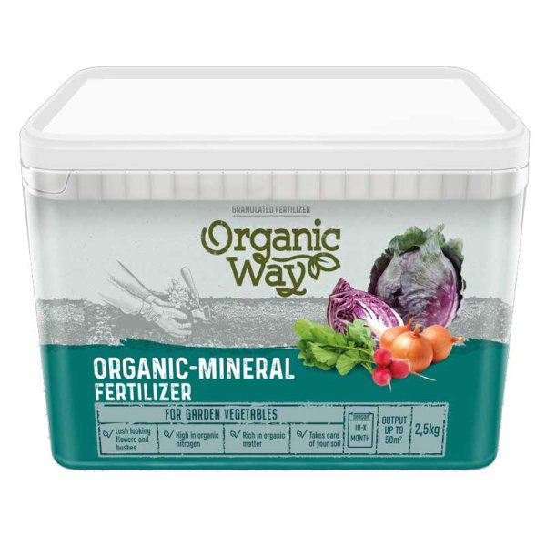 Organisch-mineralischer Dünger für Gartengemüse 2,5kg