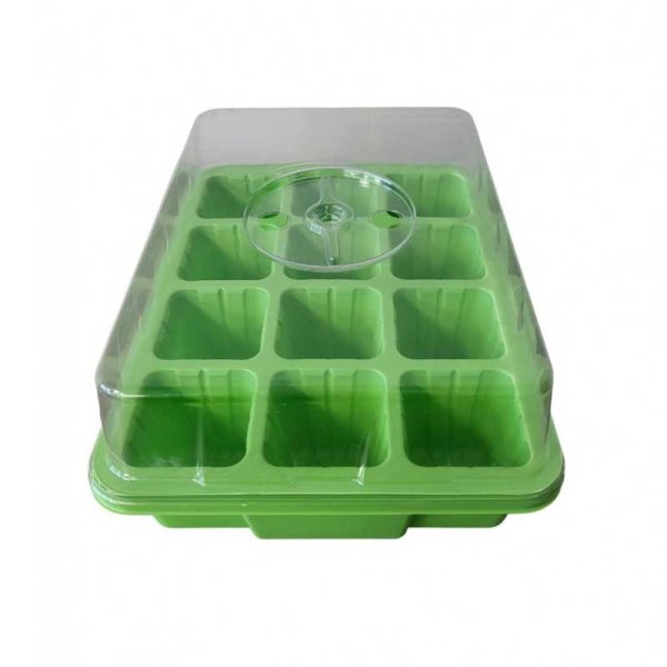 Mini-Gewächshaus mit 12 Töpfen 3er-Pack