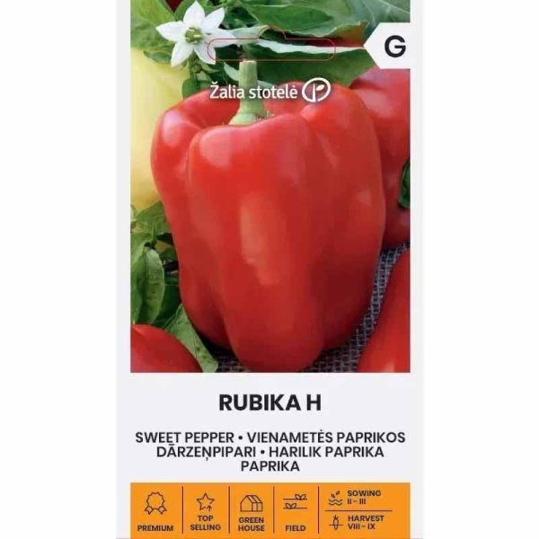 Paprika 'Rubika' F1