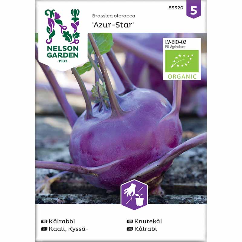 Kohlrabi 'Azur-Star' Organic
