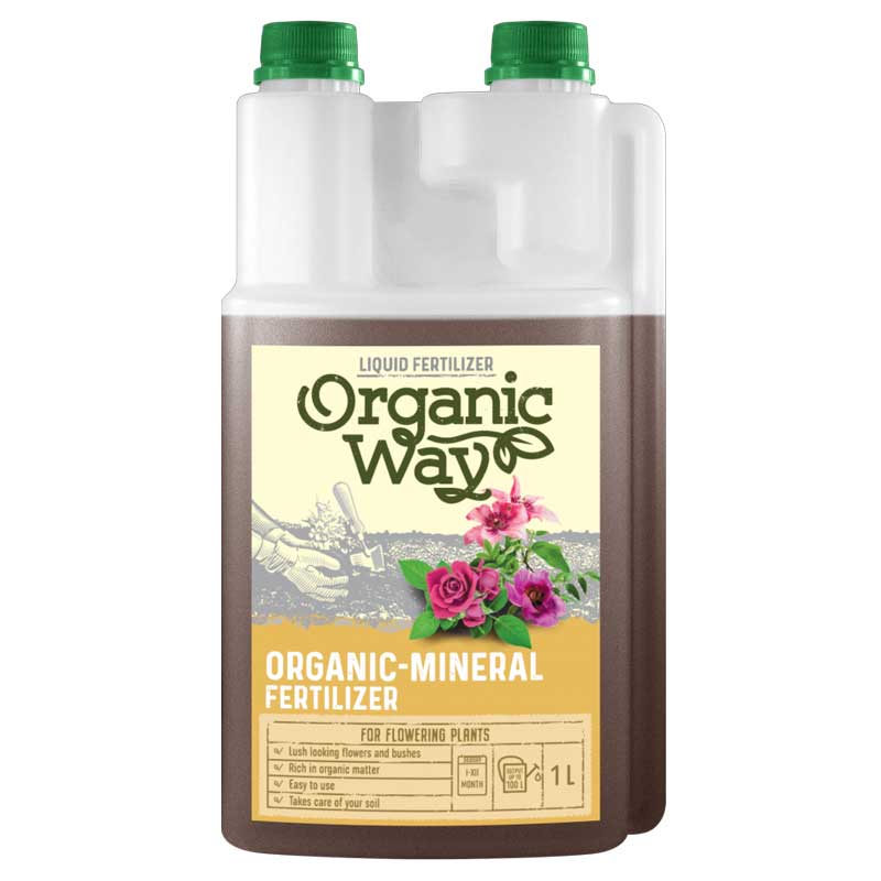 Flüssiger organisch-mineralischer Dünger für Blühpflanzen