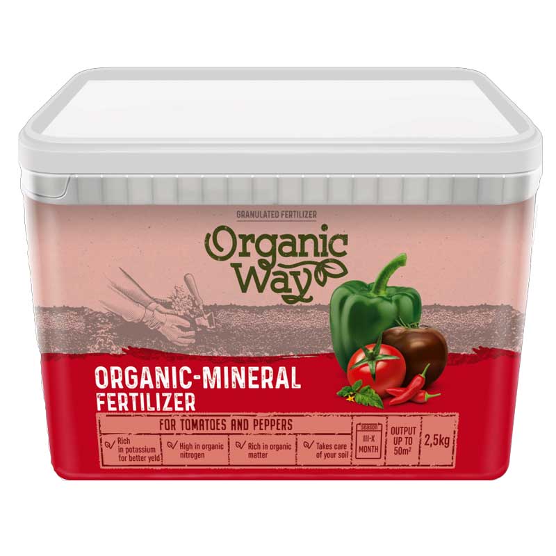 Organisch-mineralischer Dünger für Tomaten und Paprika 2,5kg