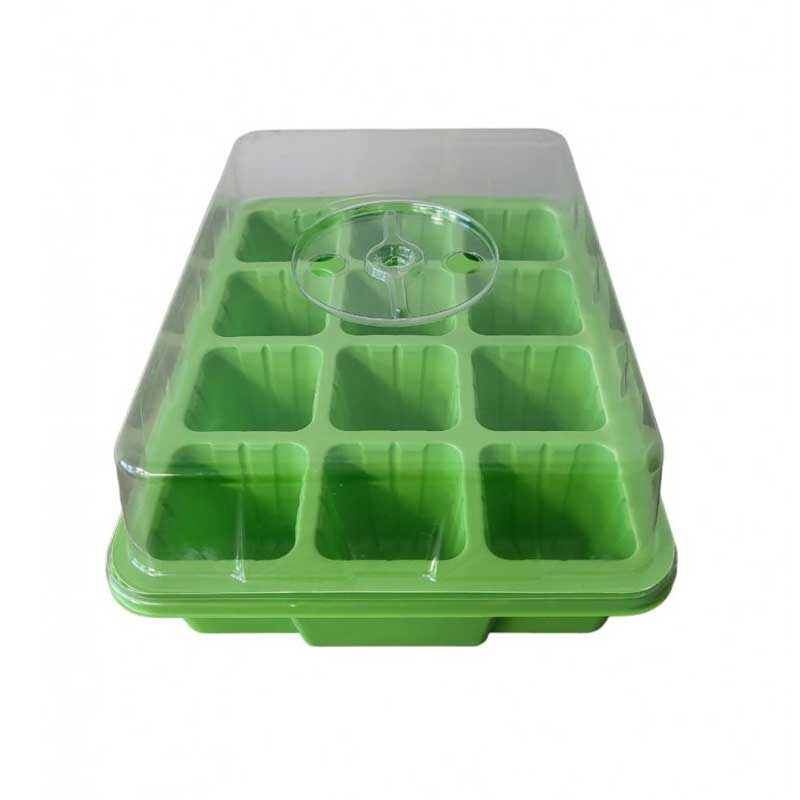 Mini-Gewächshaus mit 12 Töpfen 3er-Pack